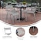 Flash Furniture Silver All-Weather Armless Steel Dining Chair, 4PK 4-XU-CH-10318-SIL-GG - alternate 6